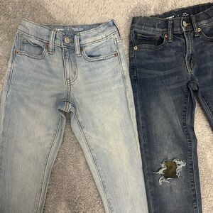 Old Navy Boys Skinny Jeans - Light Wash and Dark Wash bundles